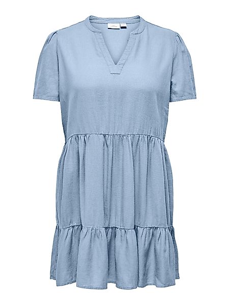 ONLY CARMAKOMA Minikleid CARTIRI-CARO S/S V-NECK günstig online kaufen