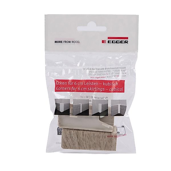 Egger Außenecke Kubisch 6 cm Eiche Mittelbraun 2 Stück günstig online kaufen