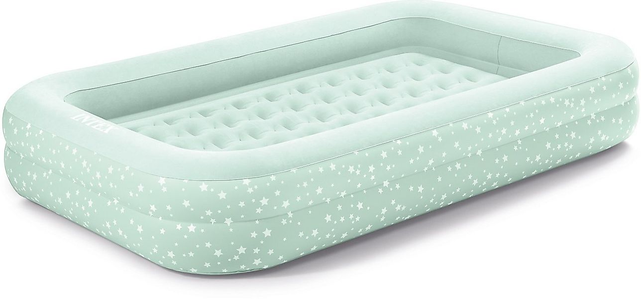 Intex Luftbett Luftbett Kinder Reisebett aufblasbar + Handpumpe 168x107x25c günstig online kaufen
