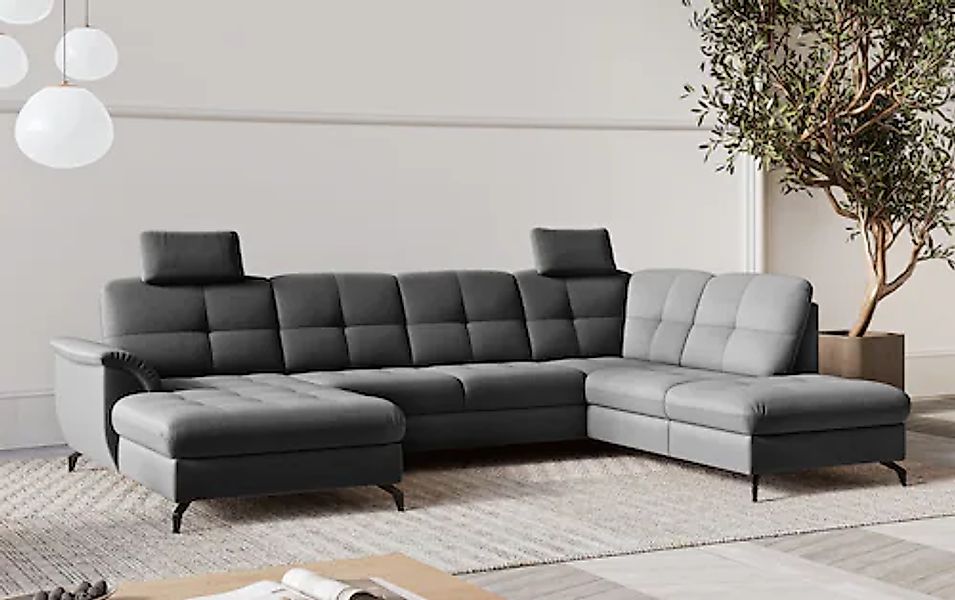 sit&more Wohnlandschaft "Zora U-Form", wahlweise mit Bettfunktion und Bettk günstig online kaufen