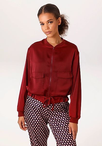 Aniston CASUAL Blouson mit Tunnelzug im Saum - NEUE KOLLEKTION günstig online kaufen