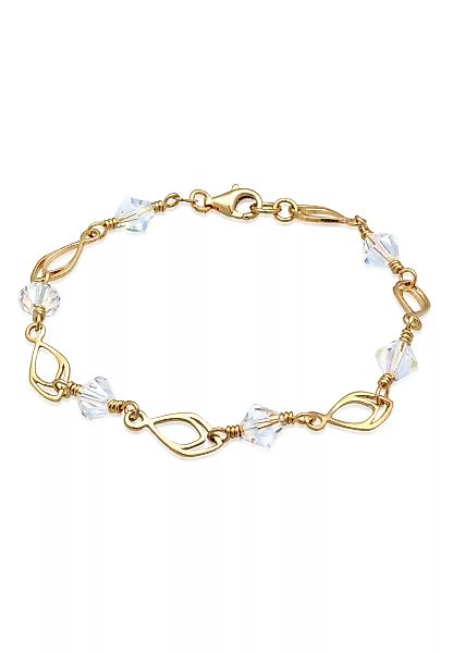 Elli Armband "Feder Kristalle Trendig 925 Silber" günstig online kaufen