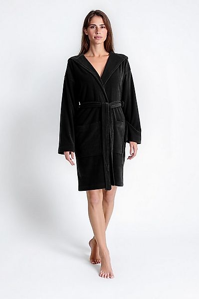 OTTO home Damenbademantel Sina, ideal für Sauna & Spa, Hotelbademantel, Mor günstig online kaufen