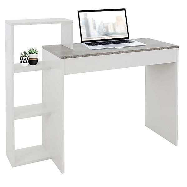 ML-DESIGN Schreibtisch Arbeitstisch mit Regal 3 günstig online kaufen