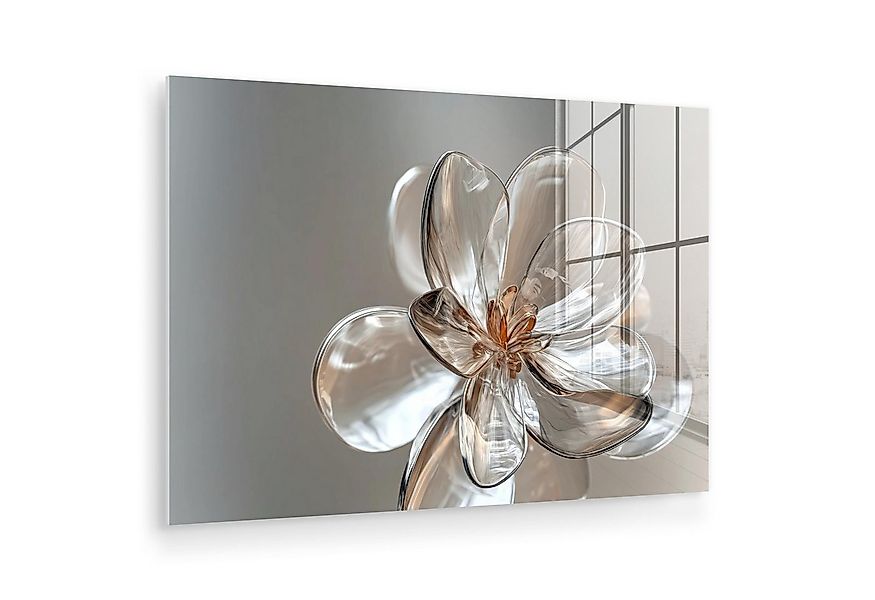 MuchoWow Acrylglasbild Blume - Gläser - Transluzent, Inkl. Aufhängung, Glas günstig online kaufen