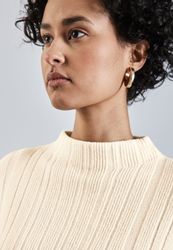 STREET ONE Strickpullover mit Rippstruktur günstig online kaufen