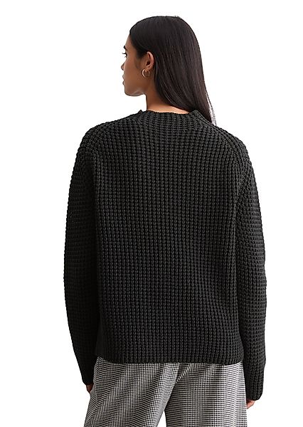 Marc OPolo DENIM Stehkragenpullover, mit angesagtem Strickmuster günstig online kaufen