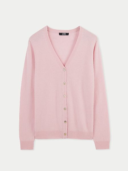 GOBI Cashmere Strickjacke V-Ausschnitt Kaschmirstrickjacke günstig online kaufen