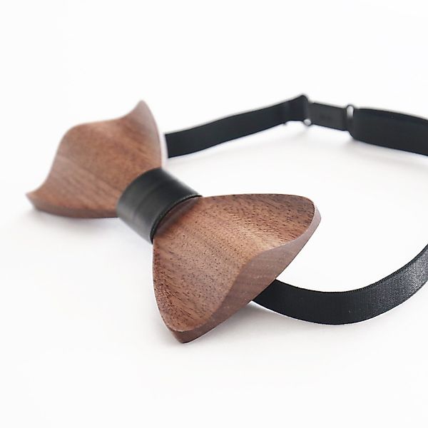 HMF Fliege 3850-02 handgefertigte Holzfliege Herren günstig online kaufen