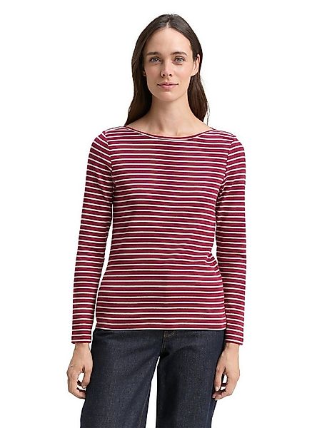 TOM TAILOR Langarmshirt mit Streifen Muster günstig online kaufen