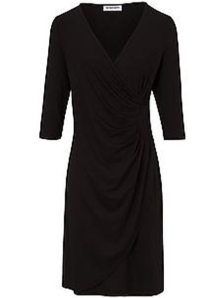 Jersey-Kleid 3/4-Arm Peter Hahn schwarz günstig online kaufen