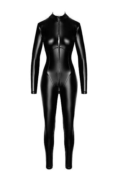 Noir Handmade Overall Schwarzer Damen Wetlook günstig online kaufen