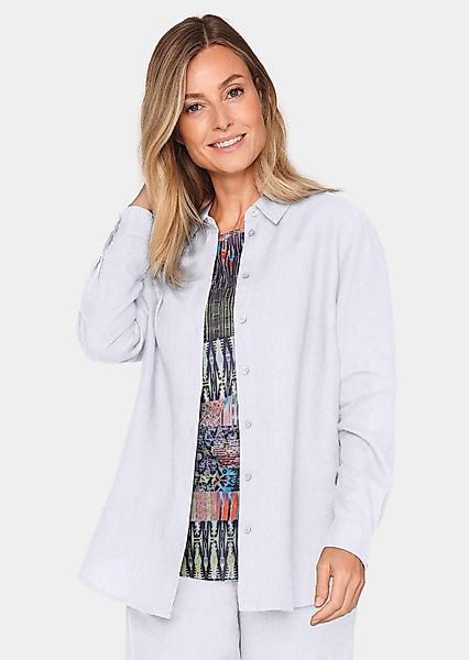 GOLDNER Langarmbluse Bequeme Damen Businessbluse Leichte günstig online kaufen