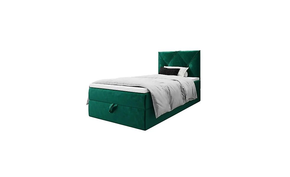 Boxbett mit Stauraum Altea ¦ grün ¦ Maße (cm): B: 120 H: 102 Betten > Komfo günstig online kaufen