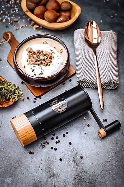 PowerMill Pfeffer- & Salz-Getriebemühle – CeraCutXL Keramikmahlwerk, 12 Mah günstig online kaufen