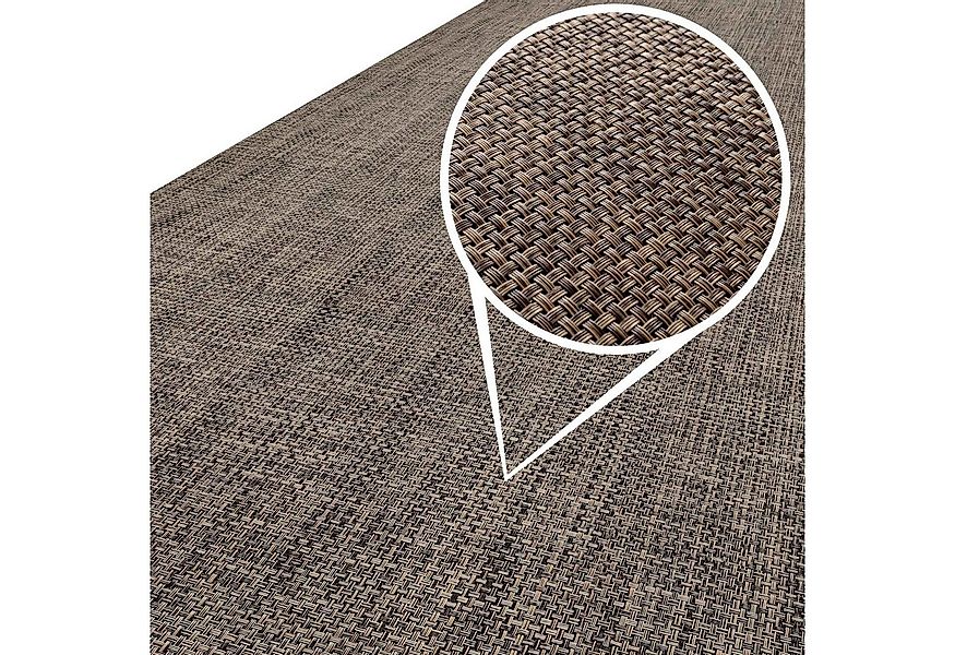 ANRO Küchenläufer Hochwertig Outdoorläufer Teppich TATAMI Läufermatte, Ecki günstig online kaufen