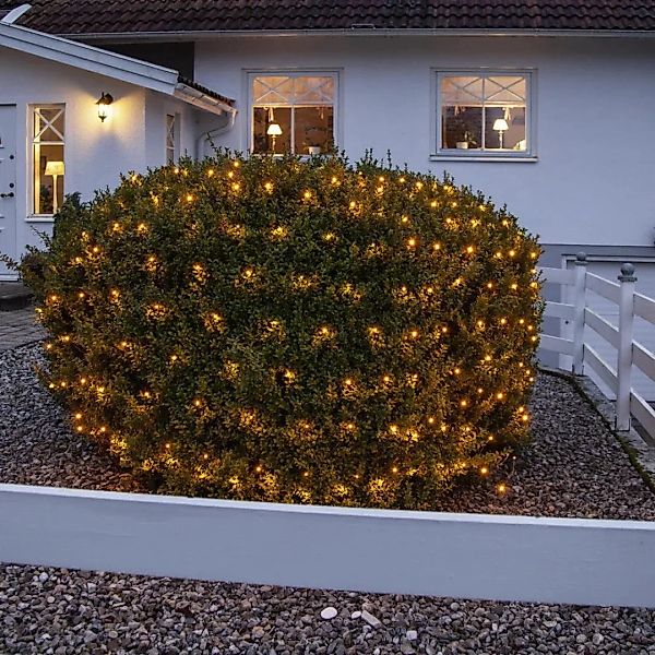 LED Lichternetz Golden Warm White in Schwarz 3,12W IP44 günstig online kaufen