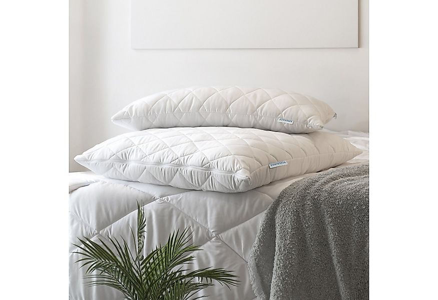 Schiesser Kopfkissen Hygge mit recycelter Füllung und individueller Höhenan günstig online kaufen