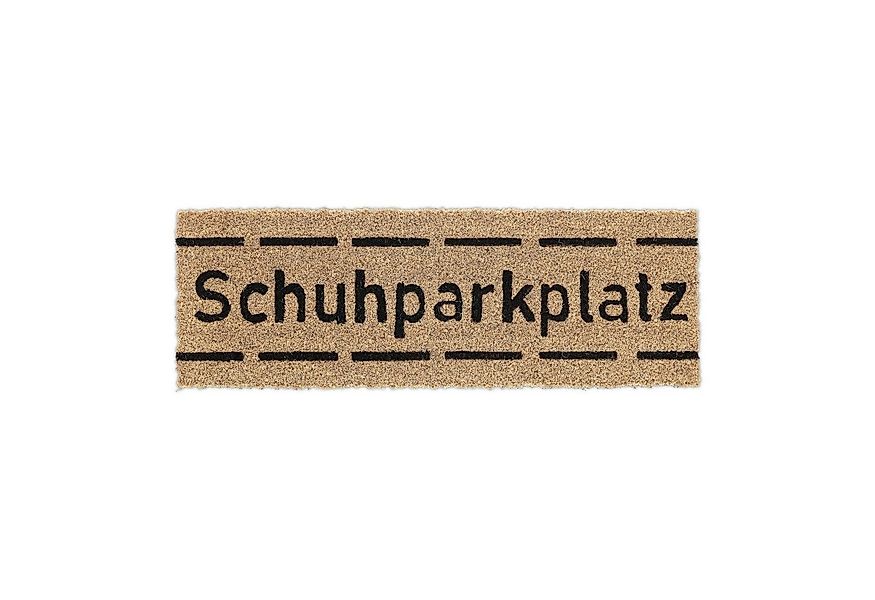 relaxdays Fußmatte Kokos Fußmatte Schuhparkplatz schmal, Höhe: 15 mm günstig online kaufen