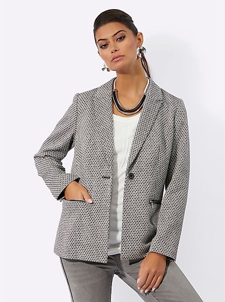 creation L Blusenblazer Jacquardblazer günstig online kaufen