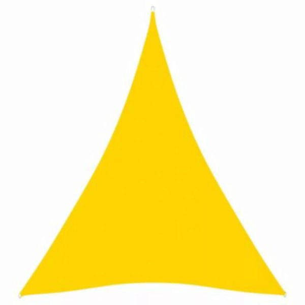 vidaXL Sonnensegel Oxford-Gewebe Dreieckig 4x5x5 m Gelb Sonnensegel gelb günstig online kaufen