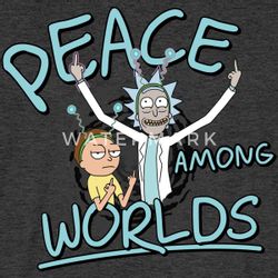 Spreadshirt T-Shirt Rick & Morty Peace günstig online kaufen