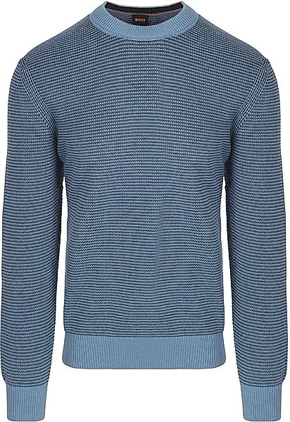 BOSS Pullover Amercury Blau - Größe XL günstig online kaufen