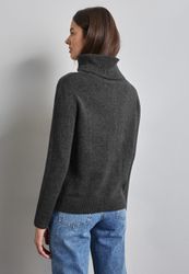 STREET ONE Strickpullover mit Zopfmuster günstig online kaufen
