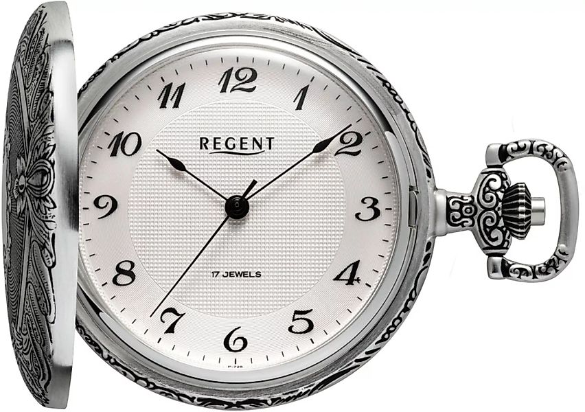 Regent Taschenuhr "P725-19467749", (Set, 2 tlg., mit dazu passender Kette) günstig online kaufen