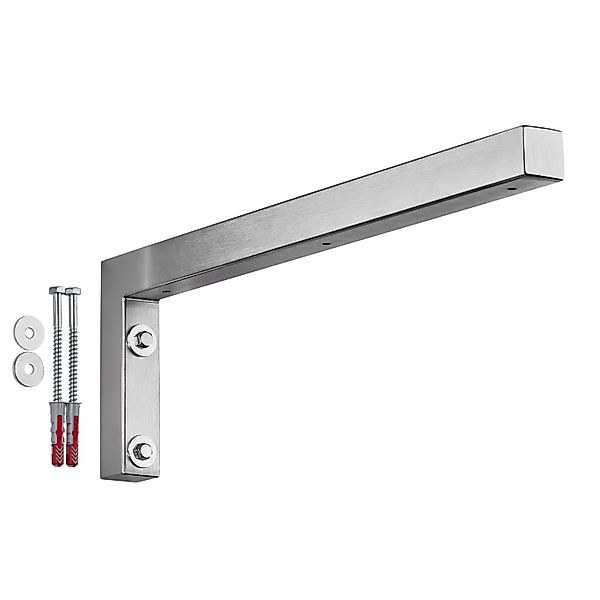 SOTECH Wandkonsole L-Winkel WK450 450 x 150 x 30 mm Edelstahl Gebürstet günstig online kaufen