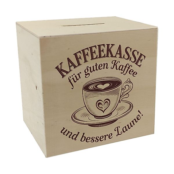 speecheese Spardose Kaffeekasse Spardose aus Holz günstig online kaufen