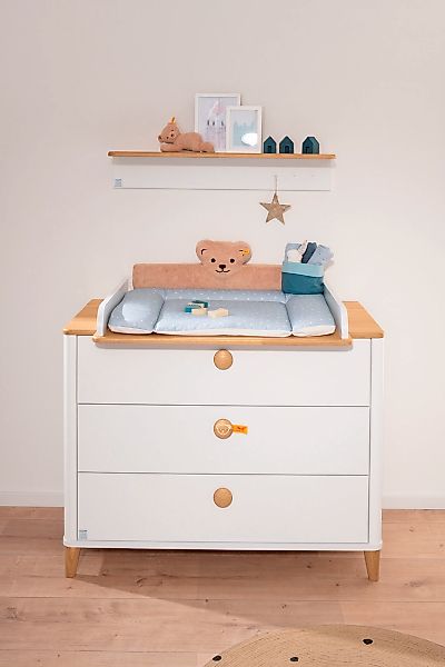 PAIDI Wickelkommode "LOTTE & FYNN Steiff by PAIDI, 3 Schubladen und Wickela günstig online kaufen