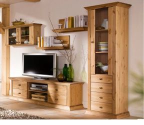 Clever-Moebel Hängevitrine Hängevitrine aus Kiefernholz im günstig online kaufen