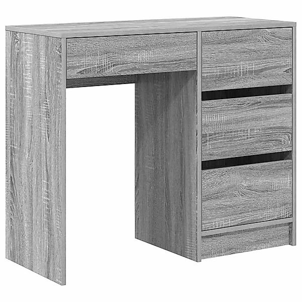 vidaXL Schreibtisch Schreibtisch Graues Sonoma 90 günstig online kaufen