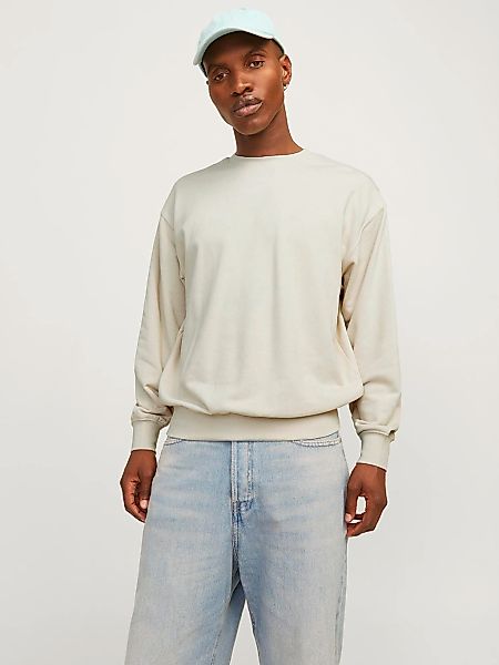 Jack & Jones Sweatshirt "JJECHARGE SWEAT CREW NECK NOOS" mit Rippbündchen günstig online kaufen