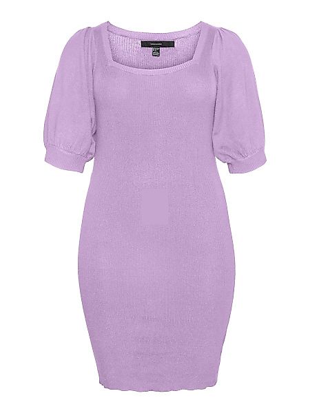 VERO MODA Puffärmel- Kleid Damen Violett günstig online kaufen
