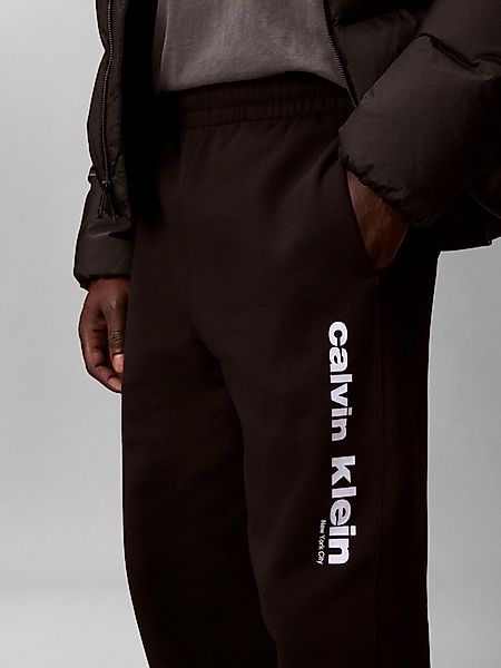 Calvin Klein Sweathose Regular Fit, seitlicher Logo-Schriftzug günstig online kaufen