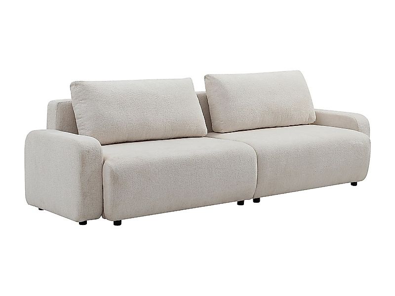 4-Sitzer Schlafsofa - Chenille-Stoff - Beige - YOKIRA günstig online kaufen