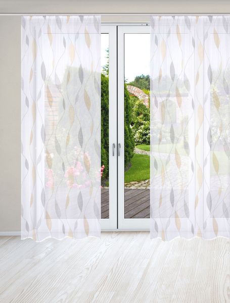 HOME WOHNIDEEN Vorhang "PAOLO" Kräuselband 2 Stk. tlg. 2er Pack Kräuselband günstig online kaufen