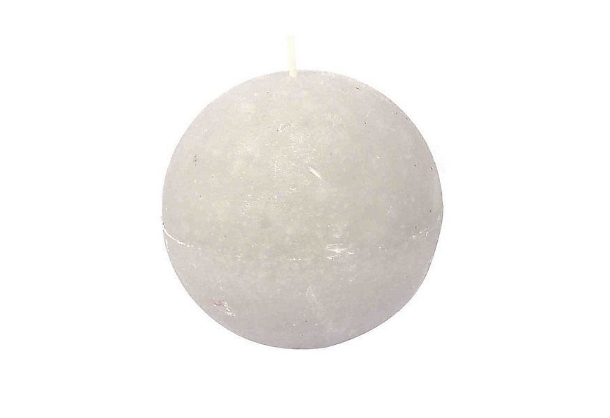 B&S Kugelkerze Kugelkerze Rustikal Ø 100 mm leinen ca. 55 Stunden Brenndaue günstig online kaufen