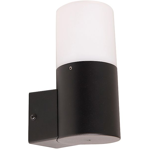 näve Außen-Wandleuchte "Torcia" 1 tlg. Aluminium schwarz 1 x E27 exkl. Leuc günstig online kaufen