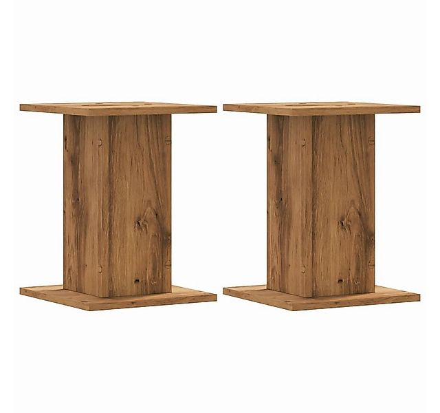 vidaXL Blumenständer Pflanzenständer 2 Stk. Artisan-Eiche 30x30x40 cm Holzw günstig online kaufen