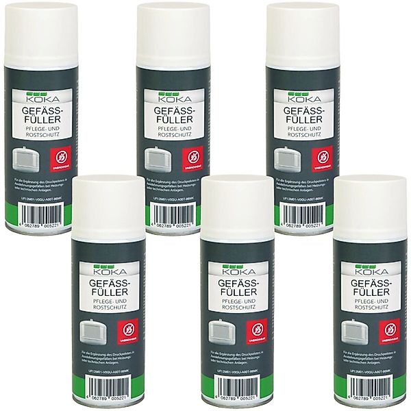 KOKA 6x Gefäßfüller Unbrennbar 400ml günstig online kaufen