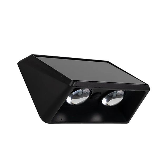 LUXULA 6er-Set Solar Wandleuchte 2-flammig CCT Warm- Kaltweiß 3000-6500K Ak günstig online kaufen