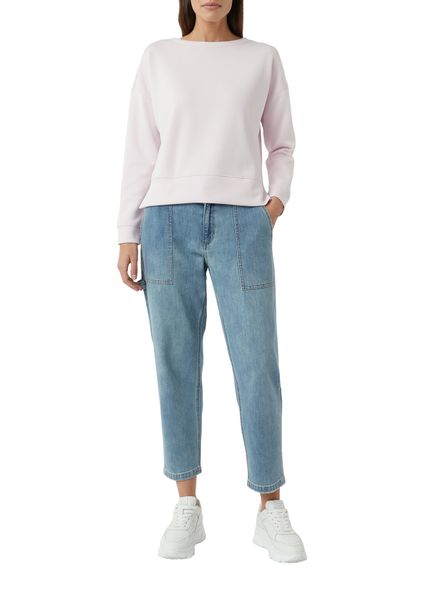 comma casual identity Sweatshirt unifarben, casual, günstig online kaufen