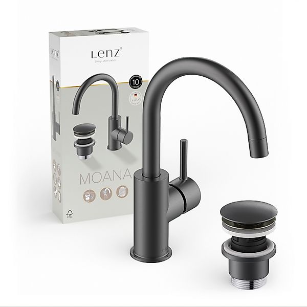 Lenz Waschtischarmatur MOANA (Armatur mit Pop-Up-Ventil) günstig online kaufen