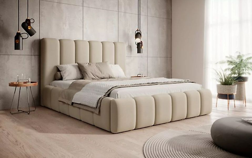 VIVENTE Möbel Polsterbett MONOLITH, mit großem Bettkasten in versch. Breite günstig online kaufen