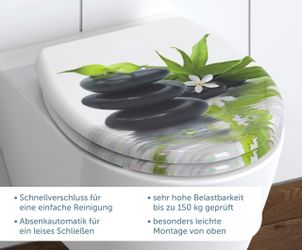 Schütte WC-Sitz Jasmin, Duroplast, Absenkautomatik, Schnellverschluss, günstig online kaufen