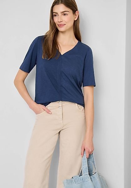 Cecil T-Shirt in Unifarbe günstig online kaufen