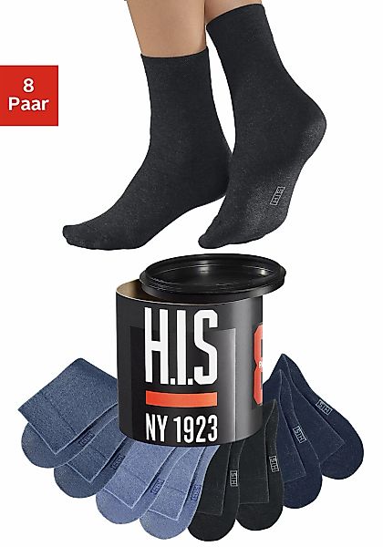 H.I.S Socken Dose, 8 Paar tlg. in der Geschenkdose günstig online kaufen